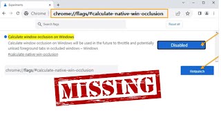 Fix Missing Calculate Window Occlusion on ChromeEdge  StepbyStep Guide [upl. by Kado]