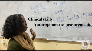 Clinical skills Anthropometric measurements [upl. by Mattah558]