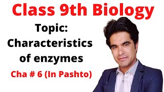 Characteristics of enzymes  9 biology  Pashto  Home of biology [upl. by Edyaj]