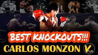 5 Carlos Monzon Greatest Knockouts [upl. by Ping]