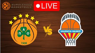 🔴 Live Panathinaikos vs Valencia  EuroLeague 20232024  Live Play by Play Scoreboard [upl. by Crooks503]