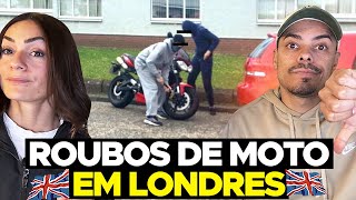 IMPRESSIONANTE o número de ROUBOS de motos em Londres [upl. by Woodrow402]