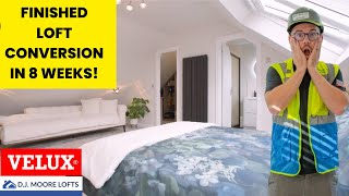 Incredible Velux Loft Conversion  Finished In 8 Weeks [upl. by Vevina]