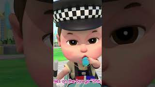 Wheels on the Bus Song  Part 3  Shorts NurseryRhymes KidsSongs WheelsontheBus [upl. by Ayocat26]