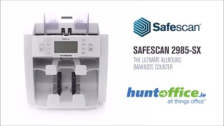 Safescan 2985SX Automatic 15 Pocket Banknote Value Counter [upl. by Arol]