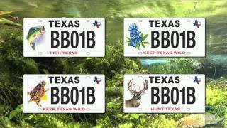 Texas Conservation Plates Show What Drives You [upl. by Yemac]