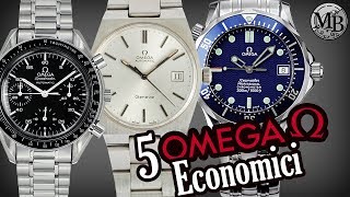 5 OMEGA ECONOMICI  I migliori orologi di Omega da 500 a 2000€ ⌚⌚ [upl. by Jones522]