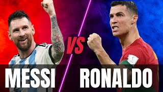 Messi Vs Ronaldo comparison cr7 [upl. by Enneirb]