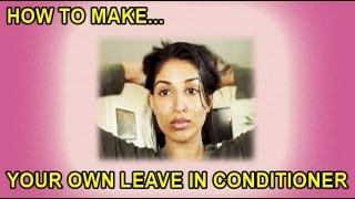 How To Make Your Own Leave in Conditioner  Rosemary Treatment [upl. by Adnaluoy]