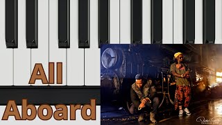 All Aboard Romeo Santos Lil Wayne Piano Tutorial Cover [upl. by Garrison146]