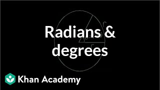 Radian and degree  Unit circle definition of trig functions  Trigonometry  Khan Academy [upl. by Cleodell405]