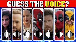 Guess the Iconic Voice Deadpool amp Wolverine Characters 🔊 [upl. by Eram]