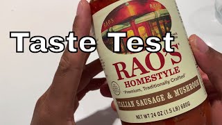 A Review of Raos Homestyle Italian Sausage amp Mushrooms Sauce [upl. by Baniaz]