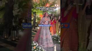 Surbhi Chandnas great grand bridal entry surbhichandna sukarsurbhi chandan [upl. by Sitelc]