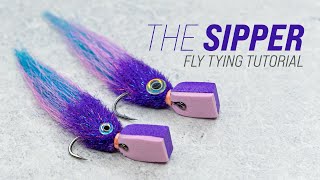 The Ultimate Topwater Fly  Sipper Fly Tying Tutorial [upl. by Nasya]