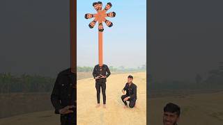 Two Brothers Long Head Helicopter Mode Flying Yarr Tera Hero Khalnayak Hogya shorts mmmrazz funny [upl. by Ximenes892]