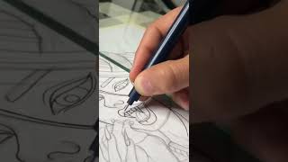 🔥Dibujando una DEMONIA🔥 art arte dibujo drawing tattoo tutorial rostro [upl. by Barbra]