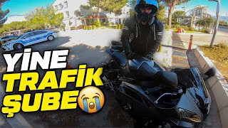 R6 İLE TRAFİK ŞUBEYE GİTTİM  MOTOVLOG 124 [upl. by Jayson]