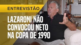 LAZARONI EM 90 NETO ERA JOGADOR NORMAL [upl. by Mccourt]