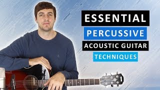 Percussive Acoustic Guitar lesson Adding the Snare amp Bass Drum [upl. by Luz]