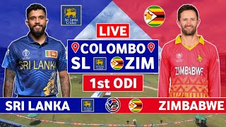 🔴 Live Sri Lanka vs Zimbabwe – 3rd ODI  ZIM Vs SL Live  Sri Lanka Live Match Today  Star Sports [upl. by Henriette]