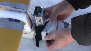 Easiest way to mount GoPro camera to a RC plane  nice test flight with EasyStar [upl. by Artinahs897]