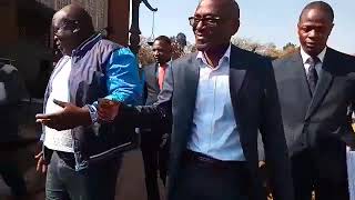 Harare City Council Town Clerk Hosiah Chisango arrive at the Harare Magistrates Courts [upl. by Aztinaj]