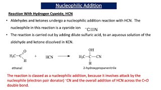 Aldehydes and Ketones  Nucleophilic Addition A2 Chemistry [upl. by Arthur]