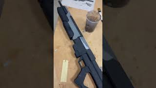 Futuristic gun from scrap wood  coming up soon [upl. by Annahael]