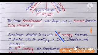 History of English literature Renaissance  Part1 [upl. by Benil516]