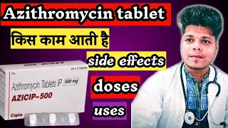 azithromycin tablets ip 500mg hindi  azithromycin 500 mg uses in hindi [upl. by Noirb]