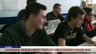 SCUOLA CAMPANIA ABBONAMENTI GRATUITI PER STUDENTI E NUOVI SCUOLABUS [upl. by Denys]