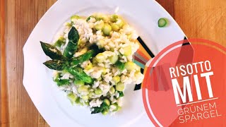 Risotto mit grünem Spargel [upl. by Akemor391]