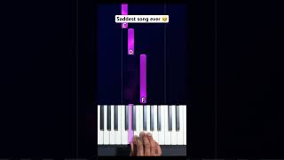 How to play the SADDEST SONG ever on PIANO 🥺 My friends Mother CRIED pianotutorial [upl. by Nedra564]