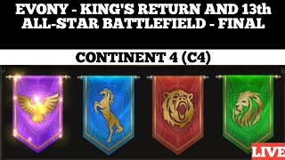 Evony  Kings Return dan 13th Allstar Battlefield  Final [upl. by Omlesna]