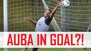 🤔 Aubameyang in goal Plus Mkhitaryans freekick madness  Behind the scenes [upl. by Casimir]