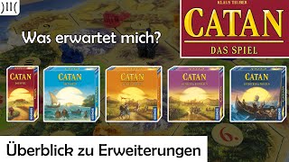 CATAN® Erweiterungen Vergleich [upl. by Alford]