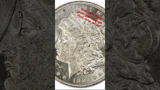 Example of every grade of a Morgan silver dollar Like and subscribe coins silvercoins [upl. by Atinel]