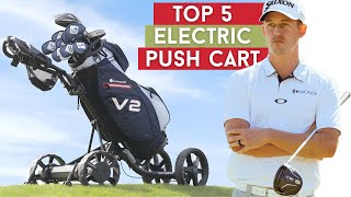 Best Golf Electric Push Carts for 2024  Our Top Choice [upl. by Llenal]