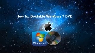 How to Bootable Windows 7 DVD auf Mac [upl. by Lrae802]