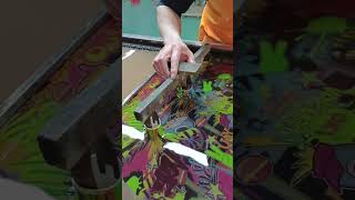 Plastic tube color printing WaterTransferPrinting hydrographic graffiti shorts [upl. by Ellwood]