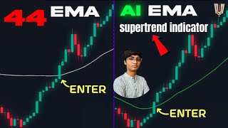 44 ema and supertrend strategy  AI Moving Average Indicator is 10x Better [upl. by Bal]