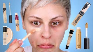 Testing the BEST Drugstore Concealers for Dark Circles [upl. by Klarrisa]