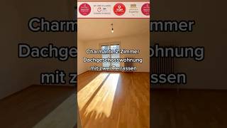 4M IMMOBILIEN  Charmante 2Zimmer Dachgeschosswohnung mit zwei Terrassenca 54 m² [upl. by Anelys]