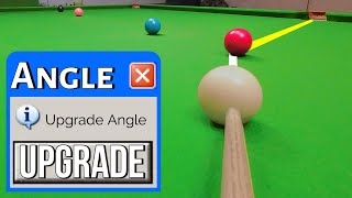 Snooker Angles Aiming More Accurately [upl. by Aicatsan]