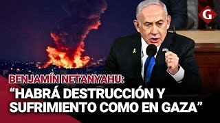 NETANYAHU lanza amenaza contra el LÍBANO ante la presencia de HEZBOLÁ  Gestión [upl. by Latnahc117]