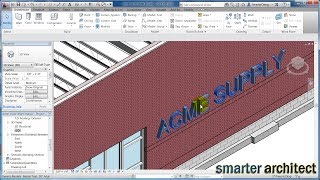 Revit Tutorials  Revit Architecture Creating Building Signage [upl. by Nert645]