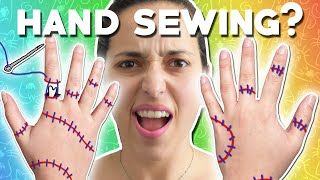 HAND SEWING for Dummies  Useful Moments with Seamstressed [upl. by Anina737]