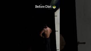 Before and after 🥗gymlover viralshortsgymmotivation bodybuildingworkout steroidfree steroid [upl. by Clover]