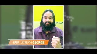 Rophe Tv Believe amp Receive  Word For The Day  Bro Joseph George  15th June [upl. by Eetnwahs]